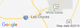 Las Cruces map